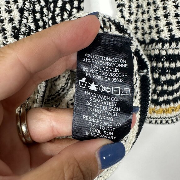 2/$24 ZOZO Openwork Chunky Knit Sweater Large #A0274 TRB2 - Picture 5 of 6